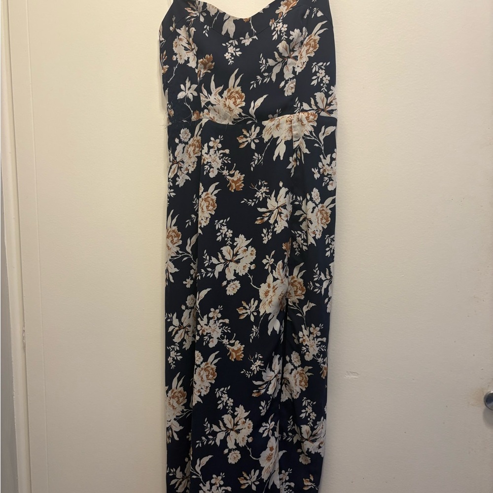 Abercrombie & Fitch Navy Floral Maxi Dress